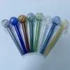 Kartzpro 7 Typy Burner olejowy Pyrex Glass Polecie Rura Bubbler Water Hookah 3 cm Big Ball Head Bowl