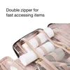 Cosmetic Bags Cases Toiletries Cosmetics Storage Bag for Women Travel Organize Bag Multifunction Waterproof Folded Portable Large Hanging Makeup Bag 230808