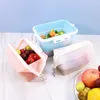 Folding Storage Box Hot Selling New Fashion Organizer Silicone Fresh-Keeping Box Foldbar Vegetabilo Storage Box 1500 ml LX4747