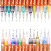 Stylos de peinture 246 couleurs 05MM marqueurs de peinture acrylique à pointe fine pour toile de roche bois céramique verre Nail Art Graffiti 230807