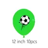 10 st 12 -tums fotboll födelsedagsdekoration fotboll ballonger helium latex ballong barn födelsedagsfest dekor fotboll sport dekoration hkd230808