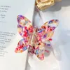 UXSL Colorful Butterfly Hair Claws for Women Girls Sweet Hair Clips Styling Tools Hairpins Acetate Barrettes Fashion Headdress