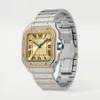 MENS Titta på automatiska mekaniska klockor 40mm fodral med Diamond Sapphire Waterproof Business Wristwatch 904l Rostfritt stål Montre de Luxe