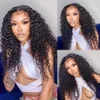 Perruques synthétiques Kinky Curly Glueless Wig Pre Cut Wear Go 150 Cheveux humains profonds Pré plumés 13x4x1 HD Lace Frontal Air 230807