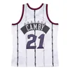 Jason Kidd Net Vince Carter New Jersey Basketballtrikot Throwback Grau Größe S-XXL