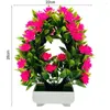 Fleur décorative de durée de vie imperméable en plastique de bonsaï artificiel de fleurs décoratives