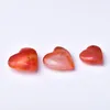 装飾的な置物1PCナチュラルRD Agate Heart Stone Loving Transfer Cyanite Ore