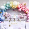 Grands ballons ronds pastel 5/10/18/36 pouces décor de mariage joyeux anniversaire bébé douche Globos macaron ballons en latex ballon épais HKD230808