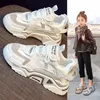 Girls' Sports Shoes 2023 New Spring and Autumn Student Dad Shoes Children's Middle and Big Children's Leisure Running Shoes