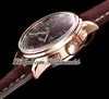 BLS V2 Premier B01 ETA A7750 Automatyczny chronograf męski zegarek 42 Rose Gold Brown Dial Skórzanie stulecie RB01181A1Q1x1 Super Edition RELOJ HOMBRE Puretime J10