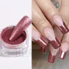 Nagel Glitter Metallic Gouden Nagels Poeders Glanzend Verchromen Spiegel Magie Stof Pigment Jaar Champagne Roze Manicure Decoraties #XP01 230808