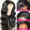 Human Chignons 30Inch 13X4 13X6 Transparent Body Wave Lace Front Wig Hair for Black Women Pre Plucked 360 Brazilian Frontal Wigs 230807