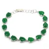 Bangle 925 MASSIEF STERLING ZILVEREN ARMBAND 14g Elegante Rode Robijnen Groene Smaragd Bruiloft Hoge Trendy 230808