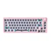 Gamakay LK67 65% TRYP TRYB RGB Zestaw Keyboard 67 Klawisze Hot Swappable Bluetooth Przezroczystość programowalna NKRO klawiatura HKD230808