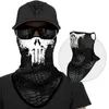 Bandanas Clown Ear Hanging Triangle Mask Outdoor Motorcykel Vandring Scarvor Bergsklättring Fiske UV Sun Protection Neck Cover