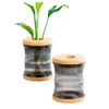 Fioriere Vasi Pot bunga transparan Pot tanaman Bonsai kantor rumah Pot bunga R230808