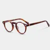 Güneş Gözlüğü Çerçeveleri Peck Şeffaf Yuvarlak Glasse Vintage Asetat Gözlük Reçetesi Erkek Miyopya Glassesov5186 230807