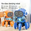 Elétrico/RC Animals Emo Robot Smart Robots Dance Voice Command Sensor Cantando Dança Repetindo Brinquedo Robô para Crianças Meninos e Meninas Robôs Falantes 230808