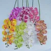 Dekorative Blumen, 7–9 Köpfe, Simulationsblume, künstlicher Schmetterling, Orchidee, 3D-Druck, für Zuhause, Hochzeit, Party, Weihnachten, nordisches Dekor, Mittelstücke