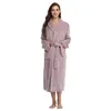 Vêtements de nuit pour femmes automne hiver 2023 Robe en flanelle Sexy épaissi peignoir corail polaire thermique vêtements de nuit en peluche longue chemise de nuit Kimono