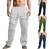 Męskie spodnie streetwear Modna osobowość Mężczyźni Autusz Casual Koreańska wersja luźnej corderoroy Multi Pieszerzy