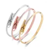 Bangle Trend Personality Zip Chain Bracelet Zircon Inlaid Buckle Simple Elegant Style Jewerly Wholesale For Women Gift