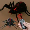 Electric/RC Animals Infrared RC Spider Toy Remote Control Realistic Mock Fake Prank Tricky Jock Halloween Easter Gift 230808