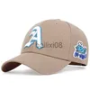 Bollmössor Fashion Gothic Letter A Side Whale Embroidery Baseball Caps Spring och Autumn Outdoor Justerbara Casual Hats Sunscreen Hat J230807