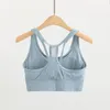 Yoga-outfit mesh racerback gewatteerde sportbeha's voor dames Gymkleding High Support Wirefree Workout Running Bra