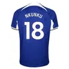 23 24 Nkunku Sterling CFC Soccer Jerseys 2023 2024 Enzo Fernandez T.Silva James Chilwell Mudryk Gallagher Fofana Caicedo N.Jackson Football Shirt Men Kids Set Uniform