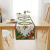 Tapis de table chemin de noël joyeux décoration pour la maison nappe couverture noël ornement Navidad Noel cadeaux année fête 2023