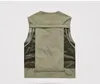 Mannen Vesten Zomer Mannen Lossen Tactische Vest Jas Plus Size Fisher Pographer Vest Mesh Werk Mouwloze Jas Multi Pocket Vest8XL