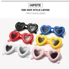 Sonnenbrille Kreative Retro Herzförmige Candy Farbe Fashion Shades Frauen Männer Brillen Polarisierte Sonnenbrille Y2k Zubehör