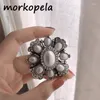 Broschen Morkopela Barock Simulierte Perlen Brosche Schmuck Luxus Bankett Kleidung Schal Anzug Clip Pin Geschenk Für Frauen