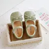 Scarpe basse Neonate Casual Toddler Kids Princess For White Flower Girl Green St. Patric Spring 2t