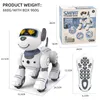 ElectricRC Animals Funny RC Robot Electronic Dog Stunt Voice Command Programável Touchsense Music Song for Children's Toys 230807