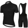 Jersey Cycling Sets Black Team Men Set Maillot Ropa Ciclismo MTB Suit Summer Racing Rower Rower Wear 230807