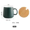 Mugs Flower Reusable Coffee Cup Travel Japanese Cold Thermal Mug Aesthetic Personalized Taza De Ceramica Kitchen Dining Bar Set MZY