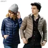 Winter Outdoor Super Light Down Jacket For Men Solid Color Hooded Ultra-Light Coat Windproof Warm Outwear Slim Ski vandringsjacka L230520