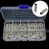 Fish Finder Copper Fishing Crimp Sleeves 500pcs set Single Round Line Crimping Tube Wire Connector Accessories 1 0 1 8mm 230807