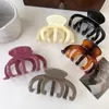 Retro Effen Elegante Grote Acryl Haarklauw Geometrie Haarspeldjes Voor Vrouwen Meisje Lang Dik Haar Houder Haarspeldjes Haaraccessoires