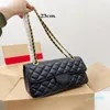 Designer - Luxury Bag Classic Flap Handbags With Gold Silver Hardware Caviar Bags Min Tote Bag Messenger Clutch Black Purse Popular Crossbody body Handbag