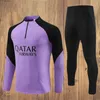 adults 23 24 MBAPPE soccer Tracksuits 2023 2024 DI MARIA WIJNALDUM SERGIO RAMOS HAKIMI fourth Maillots football kit ICARDI VERRATTI Long sleeve Training sets