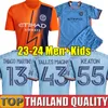 23 24 Soccer Jerseys New York City 2023 2024 FC Home Away NYCFC Football Shirts Thiago Moralez Castellanos Heber Morales Talles Men Kid Kit Uniform