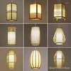 Pendant Lamps Japanese Bamboo Chandelier Lights Restaurant Bedroom Bedside Hanging Lamp Tea Room Living Chinese Zen