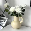 Wazony francuskie ceramiczne mleko wazon wazon Komunik Woda podniesiona kwiaty