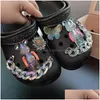 Schuhteile Zubehör Vintage Bären Clog Charms Designer Diy Bling Metall Puppenschuhe Schnalle Dekaration für Jibs Clogs Kinder Frauen Mädchen Gi