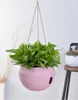 Planters Pots Multiwarna Gaya Modern Otomatis Penyiraman Pot Bunga Dalam Dan Luar Ruangan Menggantung Otomatis Hisap Wateri Pot Bunga Dengan