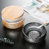 Ashtray glass material Nordic ins style light luxury anti fly ash creative personality office home living room trend ashtrays HKD230808