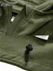 Herrjackor Tacvasen Military Army Jackets Mens Fleece Tactical Combat Jackets Full Zip Hooded Coats vandring Klättring av ytterkläder Kausal Parka 230807